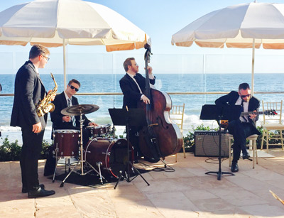 Los Angeles Jazz Group, Los Angeles Jazz Quartet, wedding reception jazz band, Southern California wedding music, Southern California Live Jazz Bands, Ventura, Santa Barbara